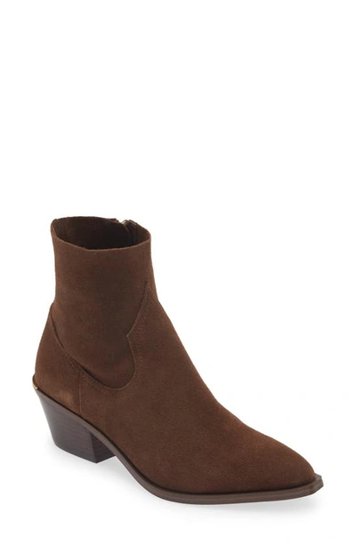 Steve Madden Braylen Pointed Toe Bootie In Brown