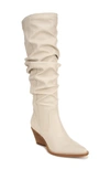 Zodiac Riau Slouch Pointed Toe Boot In Birch Beige Leather