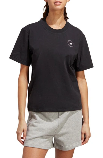 Adidas By Stella Mccartney Truecasuals Short-sleeve T-shirt In Black