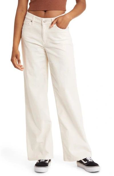 Bp. Corduroy Wide Leg Jeans In White Whisper