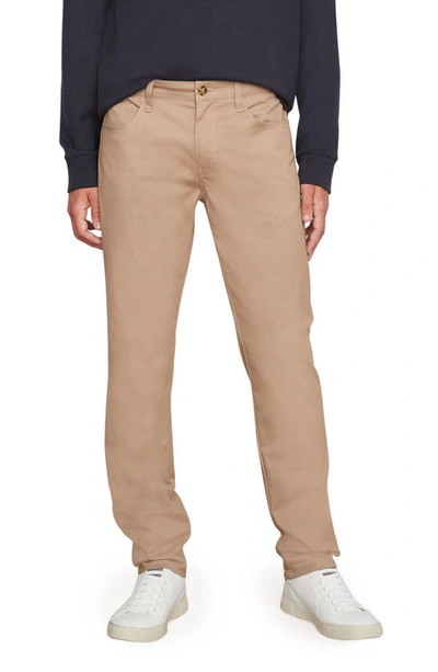 Vince Dylan Lightweight Slim Fit Pant In Beige