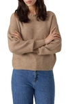 Vero Moda Ruby Boatneck Sweater In Silver Mink
