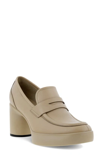 Ecco Shape Sculptured Motion 55 Pump In Beige