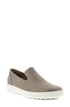 Ecco Soft 7 Slip-on Sneaker In Taupe/ Powder