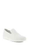 Ecco Soft 7 Slip-on Sneaker In White/ Powder