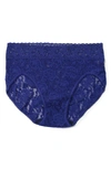 Hanky Panky Signature Lace French Briefs In Midnight Blue