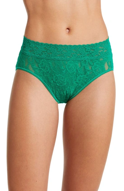 Hanky Panky Signature Lace French Briefs In Malachite