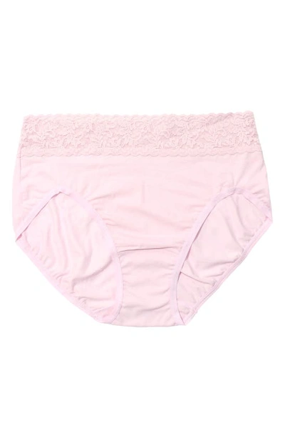 Hanky Panky Cotton French Briefs In Island Pink
