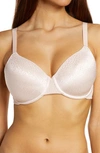 Wacoal Back Appeal Underwire T-shirt Bra In Pink