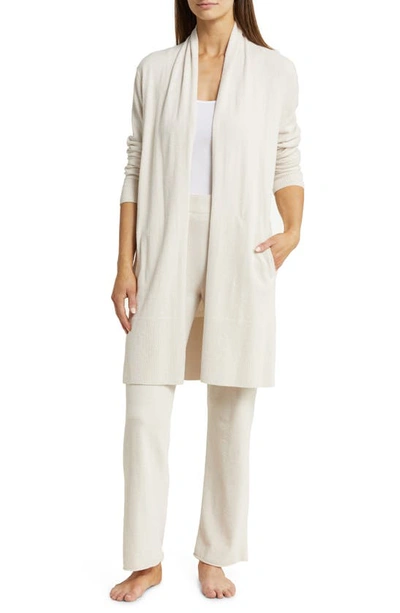 Barefoot Dreams Cozychic™ Ultra Lite® Open Front Cardigan In Almond