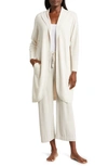 Barefoot Dreams Cozychic™ Lite® Hooded Cocoon Cardigan In Almond