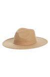 Treasure & Bond Felt Panama Hat In Camel Combo