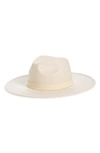 Treasure & Bond Felt Panama Hat In Ivory Combo
