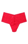 Hanky Panky Retro High Waist Thong In Strawberry