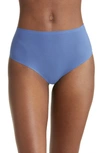 Chantelle Lingerie Soft Stretch Seamless Retro Thong In Blue Ocean-82