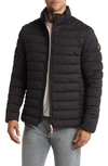 Save The Duck Ari Water Resistant Recycled Polyester Puffer Jacket In Black