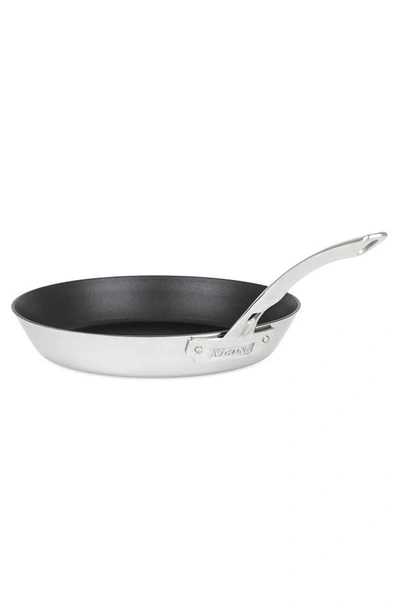 Clipper Viking Contemporary 12" Nonstick Fry Pan In Stainless Steel