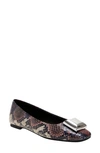 Katy Perry The Evie Stud Womens Embellished Faux Leather Ballet Flats In Red Multi