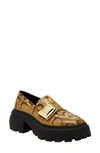 Katy Perry The Geli Combat Loafer In Mustard Multi