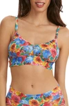 Hanky Panky Printed Retro Bralette In Multicolor