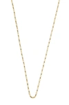 Argento Vivo Box Chain Necklace In Gold