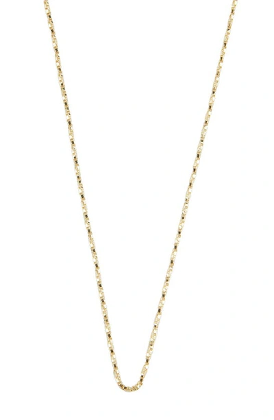 Argento Vivo Sterling Silver Box Chain Necklace In Gold