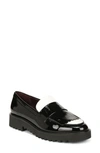 Sarto By Franco Sarto Calista Kiltie Loafer In Blkwht