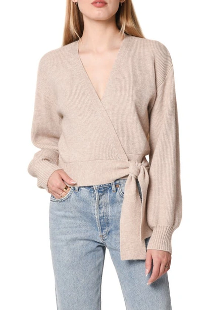 Wayf Sterling Wrap Sweater In Oatmeal ModeSens