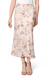 Wayf Rosalina Slip Skirt In Shadow Floral