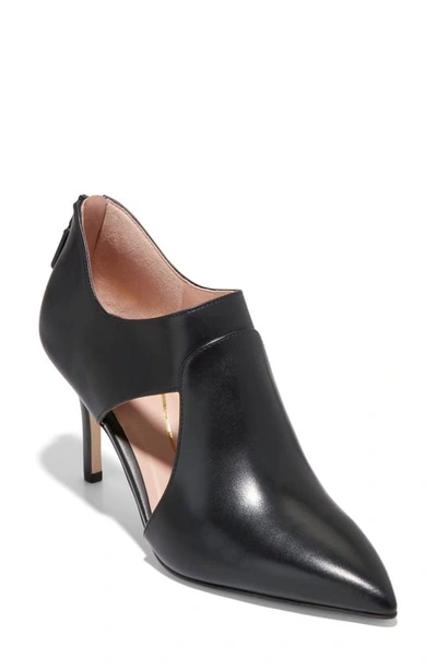 Cole Haan Ina Pointed Toe Bootie In Black Ltr