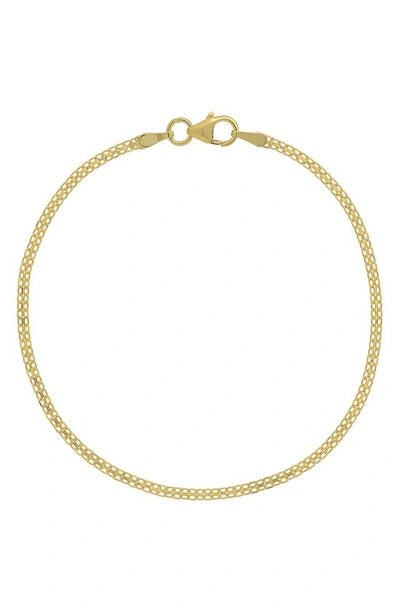 Bony Levy 14k Gold Dual Link Chain Bracelet In 14k Yellow Gold
