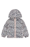 MILES THE LABEL KIDS' ANIMAL PRINT RECYCLED POLYESTER PACKABLE JACKET