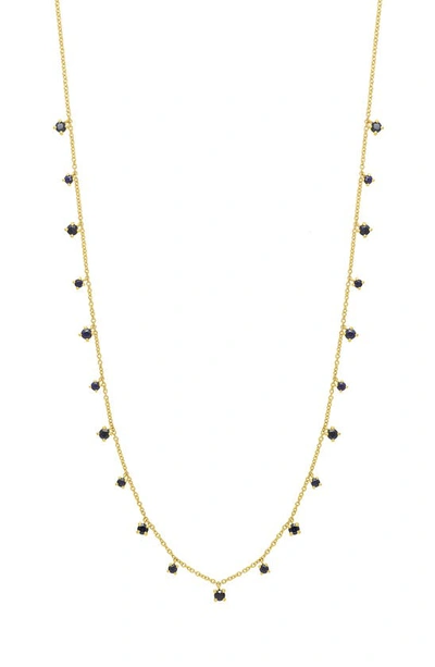 Bony Levy El Mar Station Necklace In 18k Yellow Gold - Sapphire