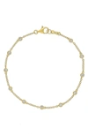 Bony Levy Aviva Diamond Station Bracelet In 18k Yellow Gold
