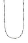 Bony Levy 14k Gold Box Chain Necklace In 14k White Gold
