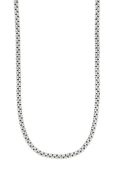 Bony Levy 14k Gold Box Chain Necklace In 14k White Gold