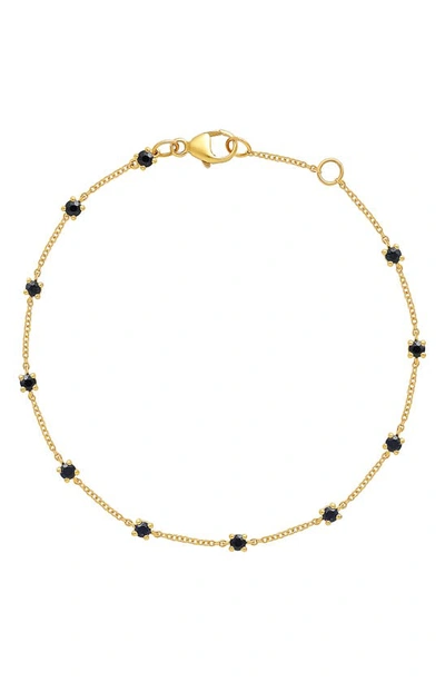 Bony Levy El Mar Station Bracelet In 18k Yellow Gold - Sapphire
