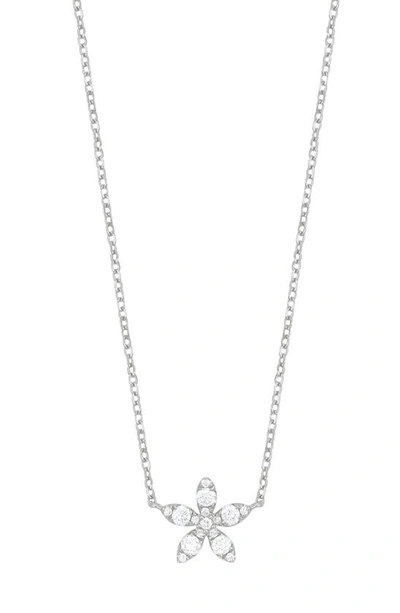 Bony Levy Mika Diamond Flower Pendant Necklace In 18k White Gold