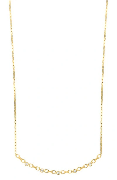 Bony Levy Kiera Diamond Frontal Necklace In 18k Yellow Gold