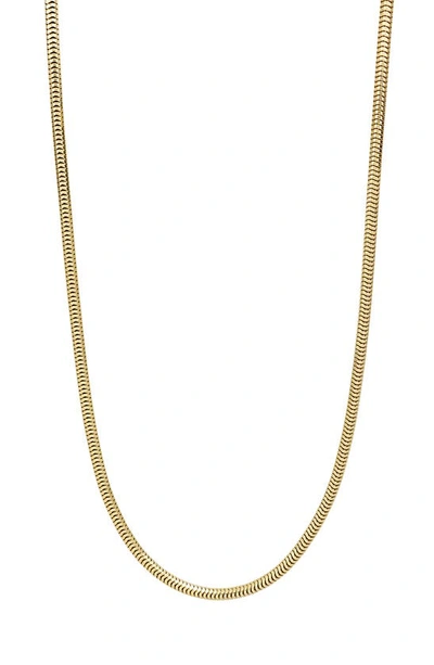 Bony Levy 14k Gold Curved Chain Necklace In 14k Yellow Gold