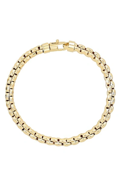 Bony Levy 14k Gold Box Chain Bracelet In 14k Yellow Gold