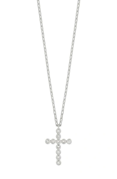 Bony Levy Audrey Diamond Cross Pendant Necklace In 18k White Gold