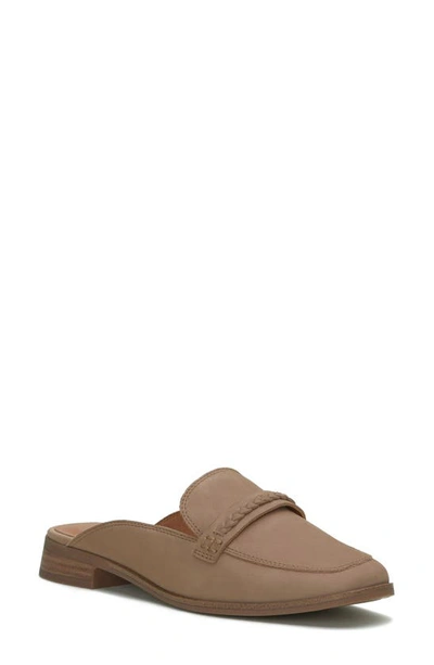 Lucky Brand Linox Braid Mule In Tawny Brown Leather
