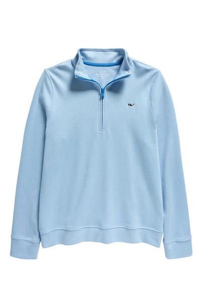 Vineyard Vines Kids' Exclusive Half Zip Pullover In Jake Blue