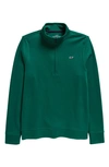 Vineyard Vines Kids' Exclusive Half Zip Pullover In Turf Green