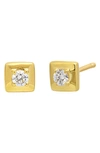Bony Levy Liora Diamond Square Stud Earrings In 18k Yellow Gold