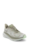 Hoka Clifton 9 Running Shoe In Olive Haze / Mercury