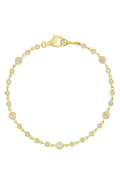 Bony Levy Audrey Diamond Bezel Bracelet In 18k Yellow Gold