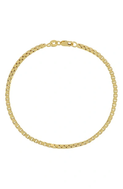 Bony Levy 14k Gold Box Chain Bracelet In 14k Yellow Gold