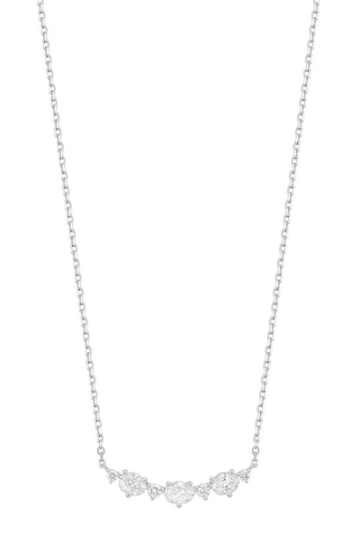 Bony Levy Audrey Diamond Bar Pendant Necklace In 18k White Gold